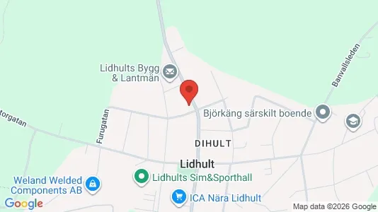 Apartments for rent i Ljungby - kort over placeringen