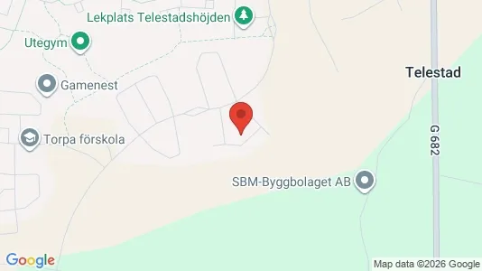 Apartments for rent i Växjö - kort over placeringen