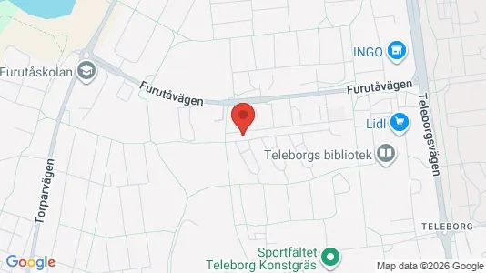 Apartments for rent i Växjö - kort over placeringen