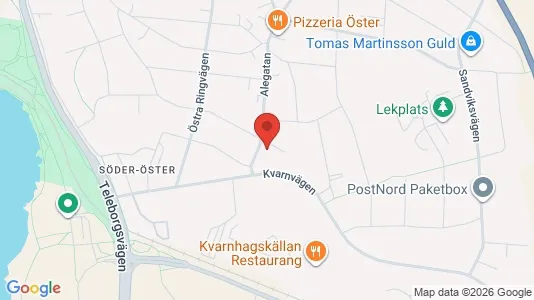 Apartments for rent i Växjö - kort over placeringen