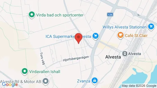 Apartments for rent i Alvesta - kort over placeringen