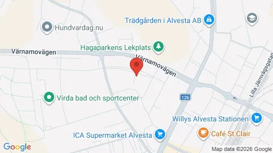 Apartments for rent i Alvesta - kort over placeringen