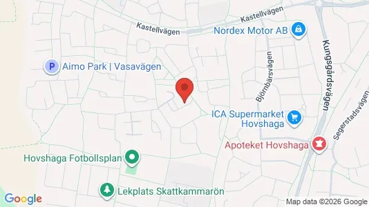 Apartments for rent i Växjö - kort over placeringen