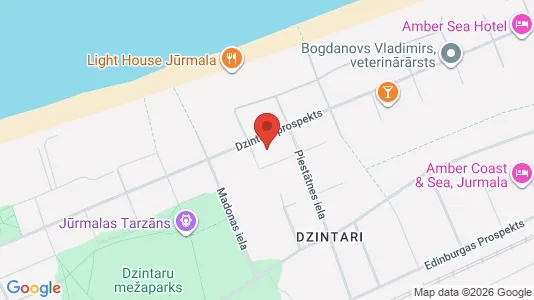 Apartments for rent i Jūrmala - kort over placeringen