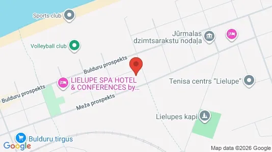 Apartments for rent i Jūrmala - kort over placeringen