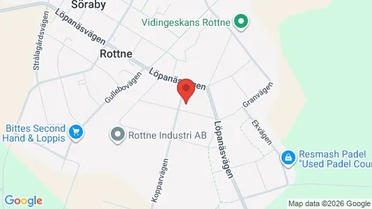 Apartments for rent i Växjö - kort over placeringen