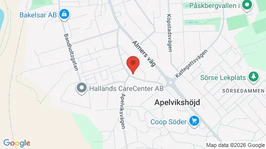 Apartments for rent i Varberg - kort over placeringen