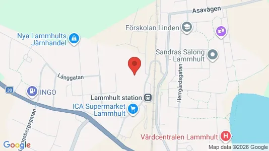 Apartments for rent i Växjö - kort over placeringen