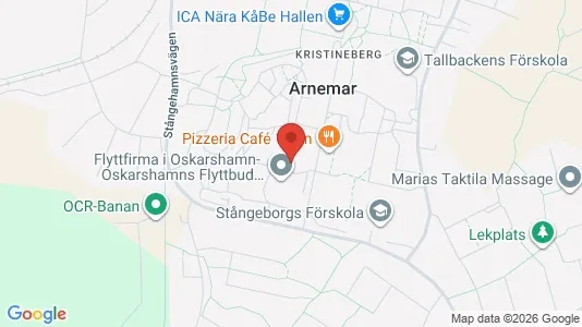 Apartments for rent i Oskarshamn - kort over placeringen