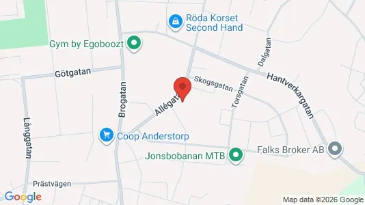 Apartments for rent i Gislaved - kort over placeringen