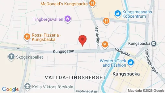 Apartments for rent i Kungsbacka - kort over placeringen
