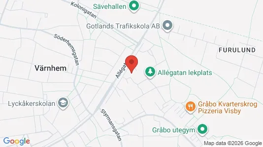 Apartments for rent i Gotland - kort over placeringen