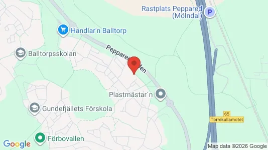 Apartments for rent i Mölndal - kort over placeringen
