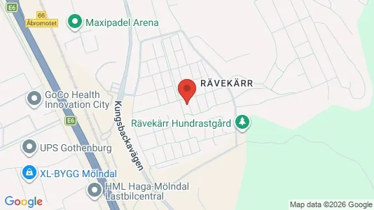 Apartments for rent i Mölndal - kort over placeringen