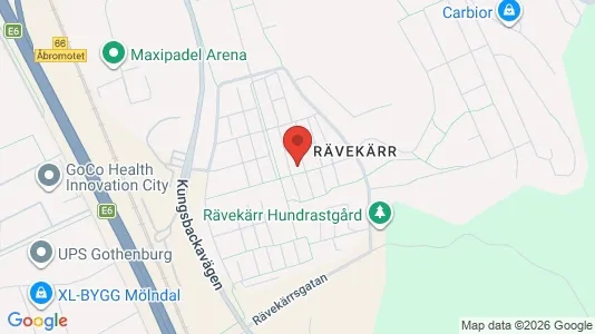 Apartments for rent i Mölndal - kort over placeringen