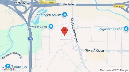 Apartments for rent i Askim-Frölunda-Högsbo - kort over placeringen
