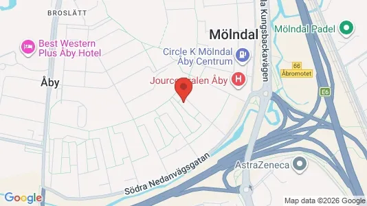Apartments for rent i Mölndal - kort over placeringen