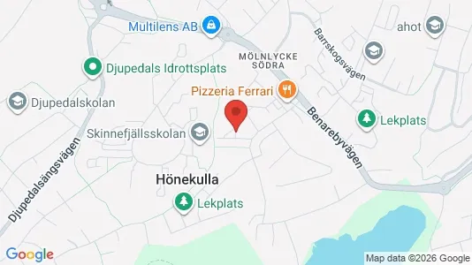 Apartments for rent i Härryda - kort over placeringen