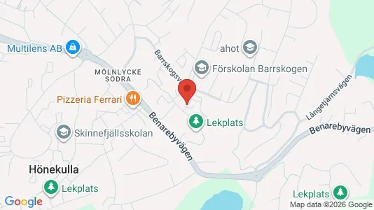 Apartments for rent i Härryda - kort over placeringen