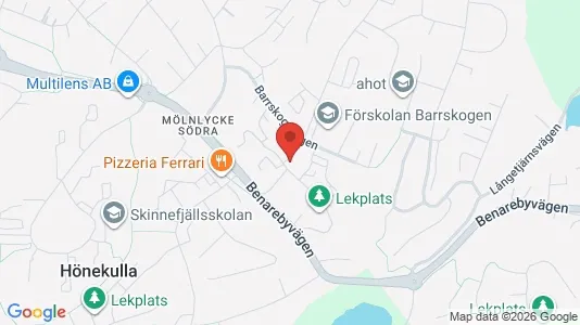 Apartments for rent i Härryda - kort over placeringen