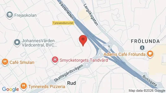 Apartments for rent i Askim-Frölunda-Högsbo - kort over placeringen