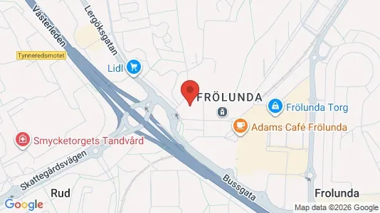 Apartments for rent i Askim-Frölunda-Högsbo - kort over placeringen