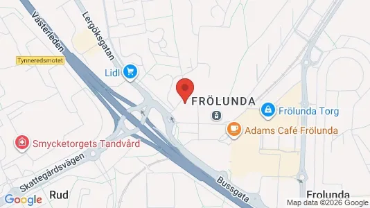 Apartments for rent i Askim-Frölunda-Högsbo - kort over placeringen