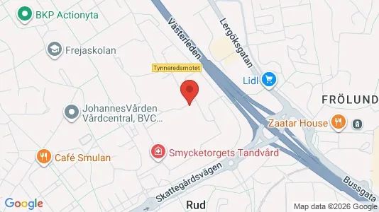 Apartments for rent i Askim-Frölunda-Högsbo - kort over placeringen