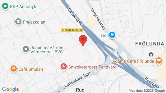 Apartments for rent i Askim-Frölunda-Högsbo - kort over placeringen
