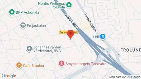 Apartments for rent i Askim-Frölunda-Högsbo - kort over placeringen