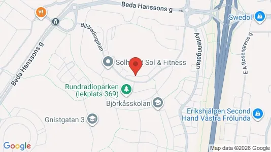 Apartments for rent i Askim-Frölunda-Högsbo - kort over placeringen