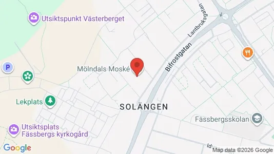 Apartments for rent i Mölndal - kort over placeringen