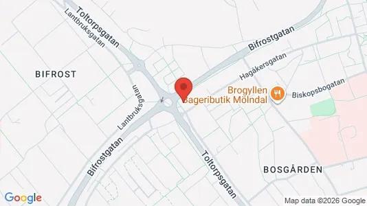 Apartments for rent i Mölndal - kort over placeringen