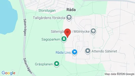 Apartments for rent i Härryda - kort over placeringen