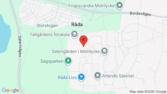 Apartments for rent i Härryda - kort over placeringen