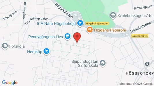 Apartments for rent i Majorna-Linné - kort over placeringen