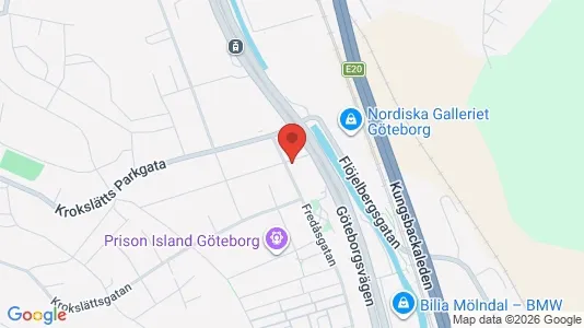 Apartments for rent i Mölndal - kort over placeringen