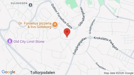 Apartments for rent i Gothenburg City Centre - kort over placeringen