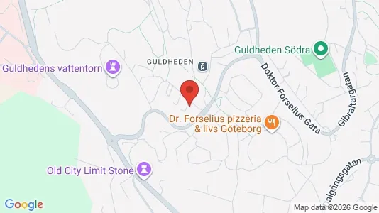 Apartments for rent i Gothenburg City Centre - kort over placeringen