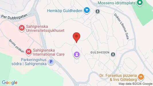Apartments for rent i Gothenburg City Centre - kort over placeringen