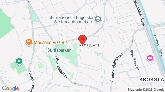 Apartments for rent i Johanneberg - kort over placeringen
