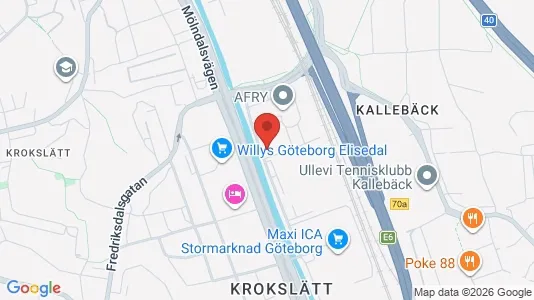Apartments for rent i Johanneberg - kort over placeringen