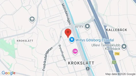 Apartments for rent i Johanneberg - kort over placeringen