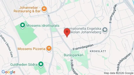 Apartments for rent i Johanneberg - kort over placeringen