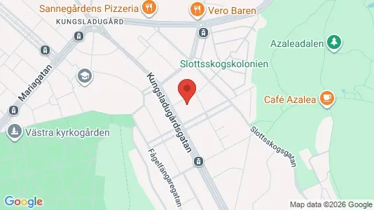 Apartments for rent i Majorna-Linné - kort over placeringen