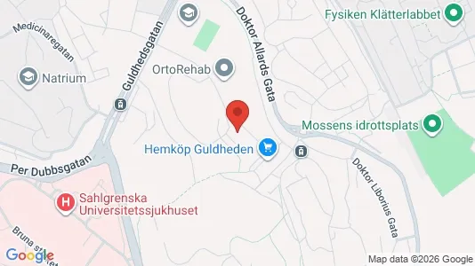 Apartments for rent i Gothenburg City Centre - kort over placeringen