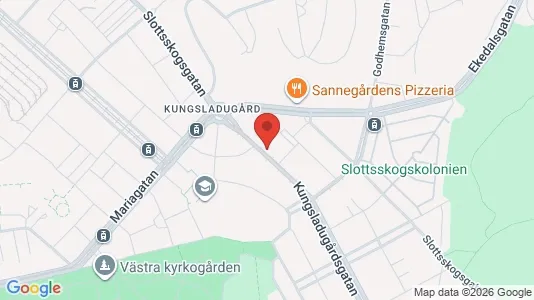 Apartments for rent i Majorna-Linné - kort over placeringen