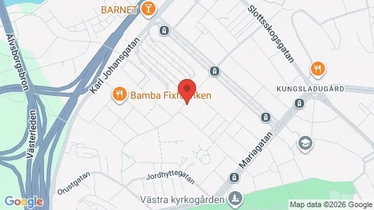 Apartments for rent i Majorna-Linné - kort over placeringen