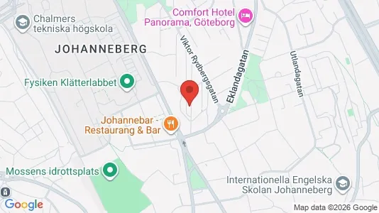 Apartments for rent i Johanneberg - kort over placeringen
