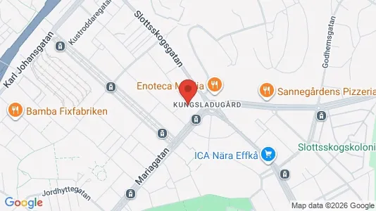 Apartments for rent i Majorna-Linné - kort over placeringen